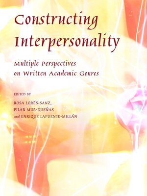 cover image of Constructing Interpersonality